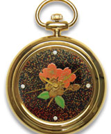 蒔絵時計「桜」
